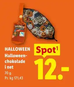 Lidl HALLOWEEN Halloween-chokolade i net tilbud