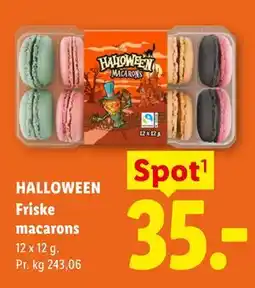 Lidl HALLOWEEN Friske macarons tilbud