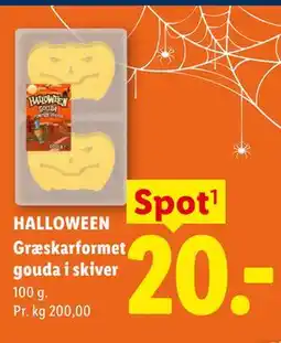 Lidl Græskarformet gouda i skiver tilbud