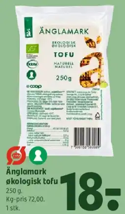 Coop 365 Änglamark økologisk tofu tilbud