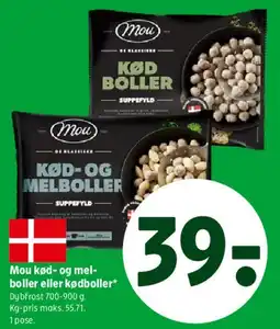Coop 365 Mou kød- og melboller / kødboller tilbud