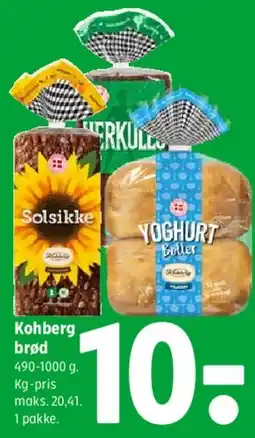 Coop 365 Kohberg brød tilbud