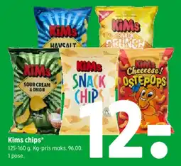 Coop 365 Kims chips tilbud