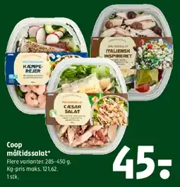 Coop 365 Coop måltidssalat tilbud