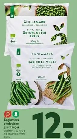 Coop 365 Änglamark økologiske grøntsager tilbud