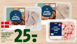 Coop 365 Dansk kylling - forskellige udskæringer tilbud