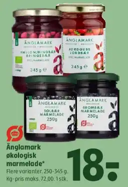 Coop 365 Änglamark økologisk marmelade tilbud