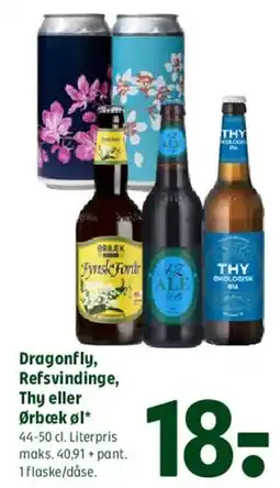 Coop 365 Dragonfly, Refsvinge, Thy eller Ørbæk øl tilbud
