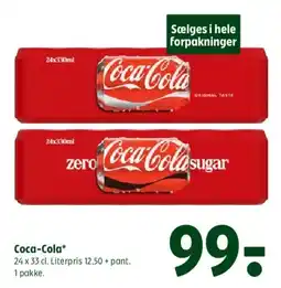 Coop 365 Coca‑Cola 24‑pack tilbud