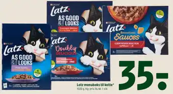 Latz menuboks til katte