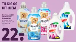 Coop 365 Omo vaskemiddel eller Bamseline skyllemiddel tilbud