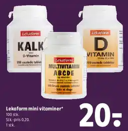 Coop 365 Lekaform mini vitaminer tilbud