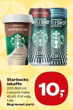 Kvickly Starbucks iskaffe tilbud