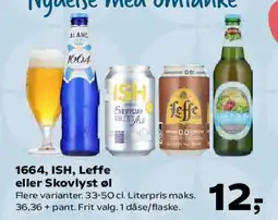 Kvickly 1664, ISH, Leffe eller Skovlyst øl tilbud