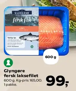 Kvickly Glyngøre fersk laksefilet tilbud