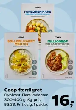 Kvickly Coop færdigret tilbud