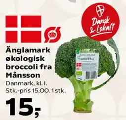 Kvickly Änglamark økologisk broccoli fra Månsson tilbud