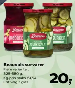 Kvickly Beauvais survarer tilbud