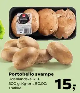 Kvickly Portobello svampe tilbud