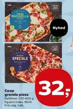 Kvickly Coop grande pizza tilbud