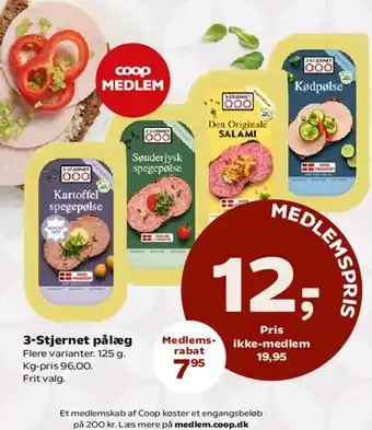 Kvickly 3-Stjernet pålæg tilbud