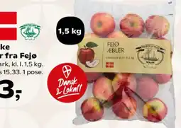 Kvickly Danske æbler fra Fejø tilbud
