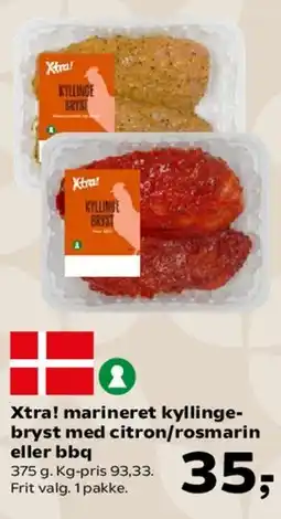 Kvickly Xtra! marineret kyllingebryst tilbud