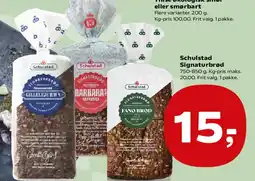 Kvickly Schulstad Signaturbrød tilbud
