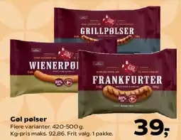 Kvickly Pølser tilbud