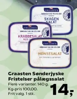 Kvickly Graasten Sønderjyske Fristelser pålægssalat tilbud