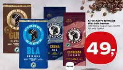 Kvickly Cirkel Kaffe formalet eller hele bønner tilbud