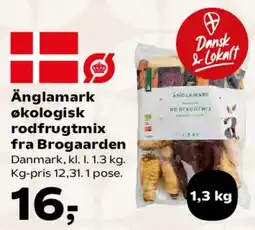 Kvickly Änglamark økologisk rodfrugtmix fra Brogaard tilbud