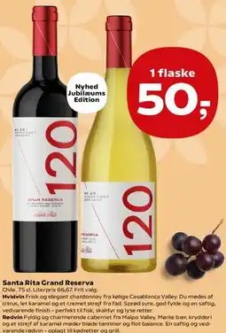 Kvickly Santa Rita Grand Reserva tilbud