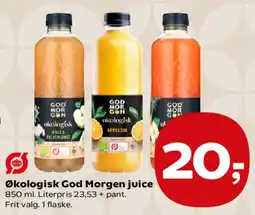Kvickly Økologisk God Morgen juice tilbud
