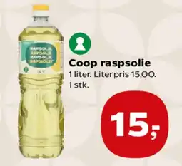 Kvickly Coop rapsolie tilbud