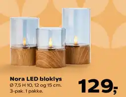 Kvickly Nora LED bloklys tilbud