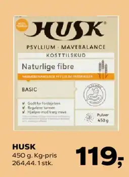 Kvickly HUSK psyllium - mavebalance tilbud