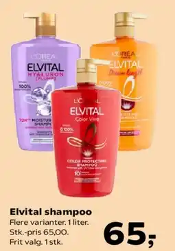 Kvickly Elvital shampoo tilbud