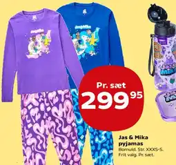 Kvickly Jas & Mika pyjamas tilbud
