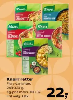 Kvickly Knorr retter tilbud