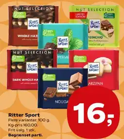 Kvickly Ritter Sport tilbud