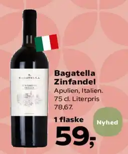 Kvickly Bagatella Zinfandel tilbud