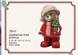 Harald Nyborg Julebamse med strikhue tilbud