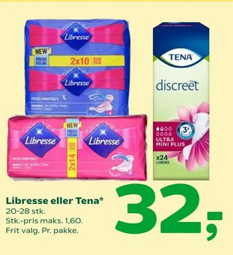 Coop 365 Libresse eller Tena tilbud