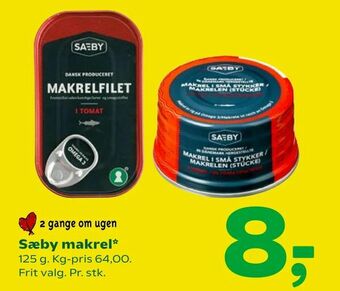 Coop 365 Sæby makrel tilbud