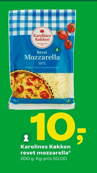 Coop 365 Karolines Køkken revet mozzarella tilbud
