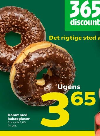 Donut med kakaoglasur