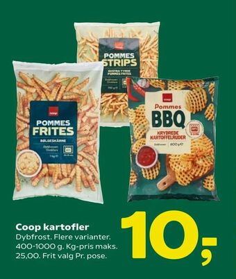 Coop 365 Coop kartofler tilbud