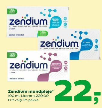 Coop 365 Zendium mundpleje tilbud
