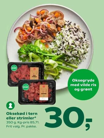 Coop 365 Oksekød i tern eller strimler tilbud